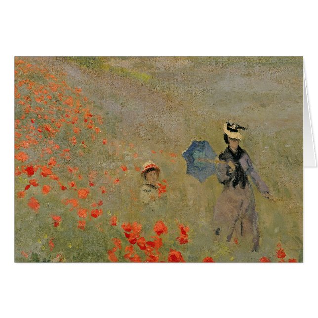 Claude Monet | Poppies sauvages, près d'Argenteuil (Devant horizontal)