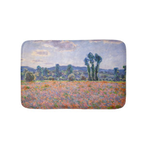 Claude Monet - Poppy Field 1890 (Giverny) Badmat