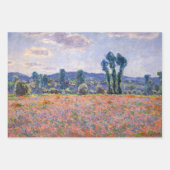 Claude Monet - Poppy Field 1890 (Giverny) Inpakpapier Vel (Voorkant 3)
