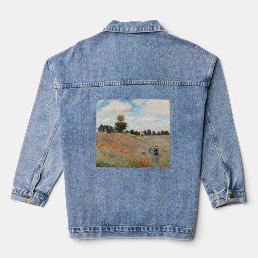 Claude Monet - Poppy Field Denim Jacket (Achterkant)