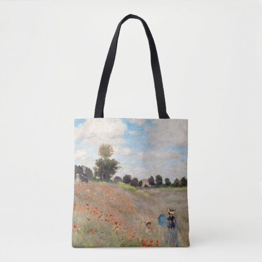 Claude Monet - Poppy Field Draagtas (Voorkant)