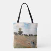 Claude Monet - Poppy Field Draagtas (Achterkant)