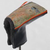 Claude Monet - Poppy Field Golfheadcover (3/4 voorkant)