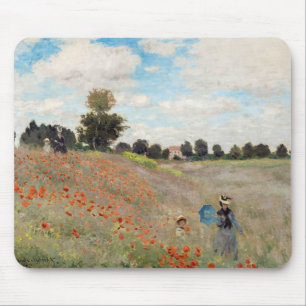 Claude Monet - Poppy Field Muismat
