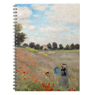 Claude Monet - Poppy Field Notitieboek