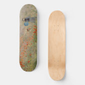 Claude Monet - Poppy Field Skateboard (Voorkant)
