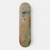 Claude Monet - Poppy Field Skateboard (Voorkant)