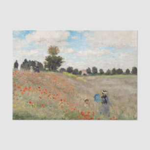 Claude Monet - Poppy Field Tissuepapier