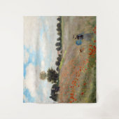 Claude Monet - Poppy Field Wandkleed (Voorkant)