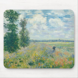 Claude Monet - Poppy Fields bij Argenteuil (1875) Muismat