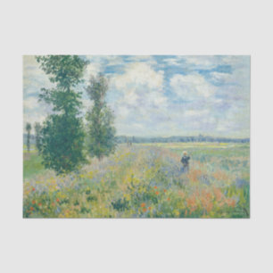 Claude Monet - Poppy Fields bij Argenteuil (1875) Tissuepapier