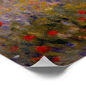 Claude Monet Poppy Fields nabij Argenteuil Poster (Hoek)