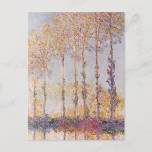 Claude Monet | Populieren op de Banken van Epte Briefkaart (Voorkant)