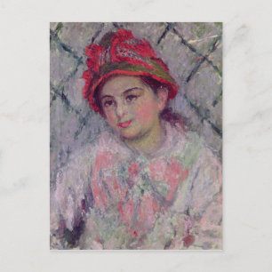Claude Monet Portret van Blanche Hoschede Briefkaart