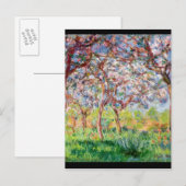 Claude Monet | Printemps a Giverny, 1903 Briefkaart (Voorkant / Achterkant)