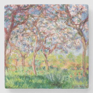 Claude Monet Printemps a Giverny, 1903 Stenen Onderzetter
