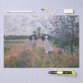 Claude Monet - Promenade bij Argenteuil Tissuepapier (Craft)
