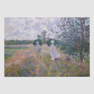 Claude Monet - Promenade bij Argenteuil Tissuepapier