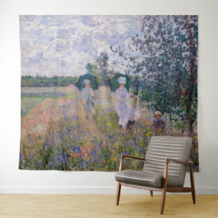 Claude Monet - Promenade bij Argenteuil Wandkleed