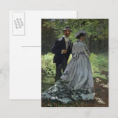 Claude Monet | Promenaders, Bazille, Camille Briefkaart (Voorkant / Achterkant)