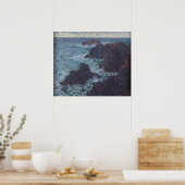 Claude Monet | Rakken in Belle-Ile, wilde kust Poster (Keuken)