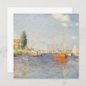 Claude Monet. Red Boats, Argenteuil (Voorkant / Achterkant)