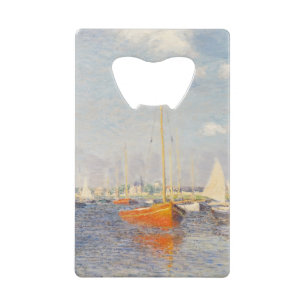 Claude Monet. Red Boats, Argenteuil Kredietkaart Flessenopener