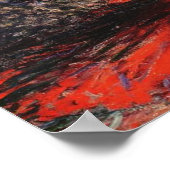 Claude Monet_Red Chrysanthemums Fleurs - Poster (Coin)