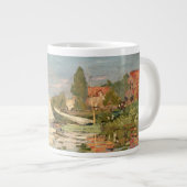 Claude Monet | Regatta at Argenteuil, c.1872 Extra Grote Beker (Voorkant rechts)