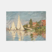Claude Monet | Regatta te Argenteuil, c.1872 Fleece Deken (Voorkant (Horizontaal))
