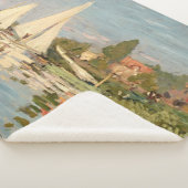 Claude Monet | Regatta te Argenteuil, c.1872 Sherpa Deken (3/4)