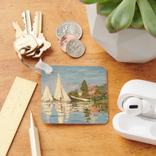 Claude Monet | Regatta te Argenteuil, c.1872 Sleutelhanger (Bureau)