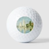 Claude Monet. Regattas at Argenteuil Golfballen (Voorkant)