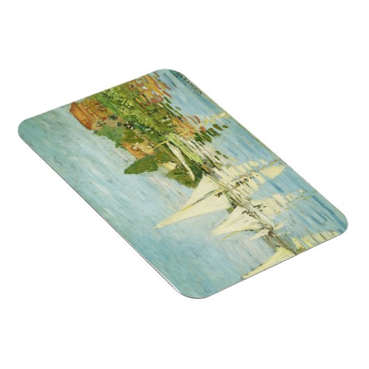 Claude Monet. Regattas at Argenteuil Magneet (Rechterzijde)