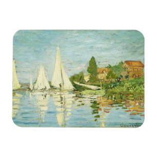 Claude Monet. Regattas at Argenteuil Magneet