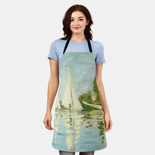 Claude Monet. Regattas at Argenteuil Schort (Gedragen)