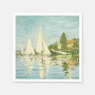 Claude Monet. Regattas at Argenteuil Servet