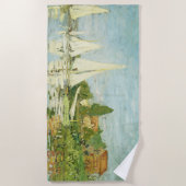 Claude Monet. Regattas at Argenteuil Strandlaken (Voorkant)