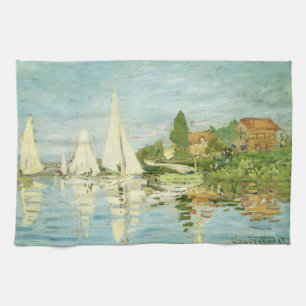 Claude Monet. Regattas at Argenteuil Theedoek