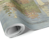 Claude Monet Regattas bij Argenteuil Postca Cadeaupapier (Rol Hoek)