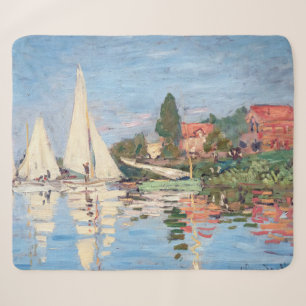 Claude Monet - Regatta's bij Argenteuil Sherpa Deken