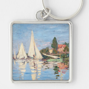 Claude Monet - Regatta's bij Argenteuil Sleutelhanger