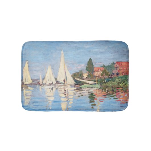 Claude Monet - Regattas in Argenteuil Badmat (Voorkant)
