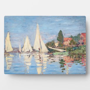 Claude Monet - Regattas in Argenteuil Fotoplaat