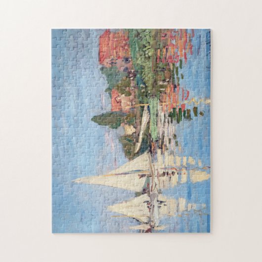 Claude Monet - Regattas in Argenteuil Legpuzzel (Verticaal)