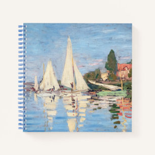 Claude Monet - Regattas in Argenteuil Notitieboek