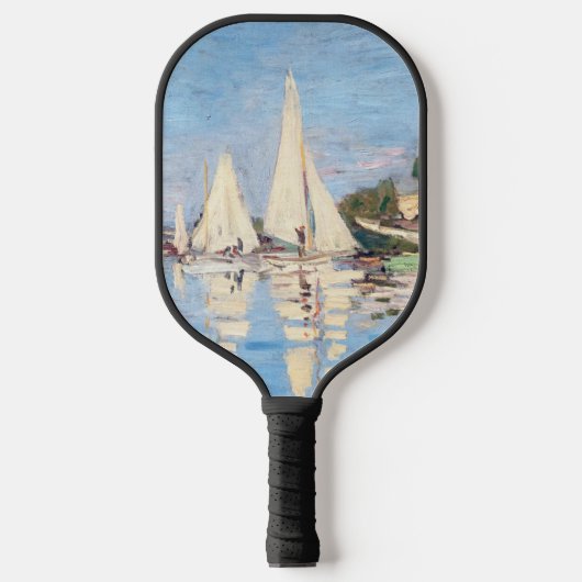 Claude Monet - Regattas in Argenteuil Pickleball Paddle (Voorkant)