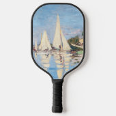 Claude Monet - Regattas in Argenteuil Pickleball Paddle (Achterkant)