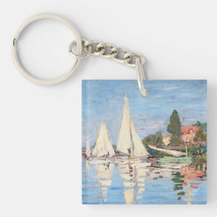 Claude Monet - Regattas in Argenteuil Sleutelhanger