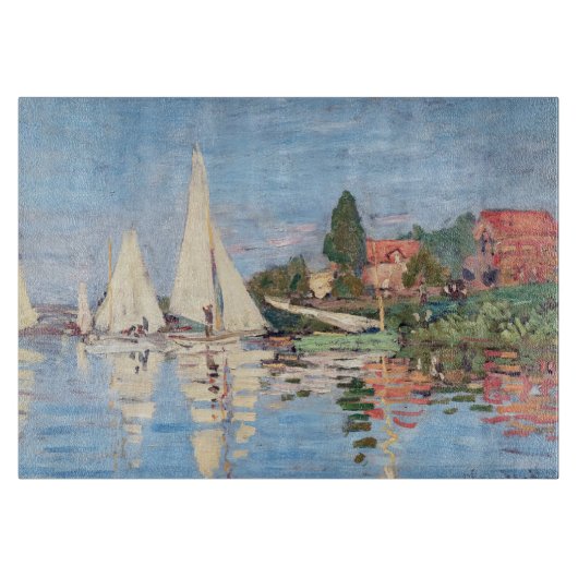Claude Monet - Regattas in Argenteuil Snijplank (Voorkant)